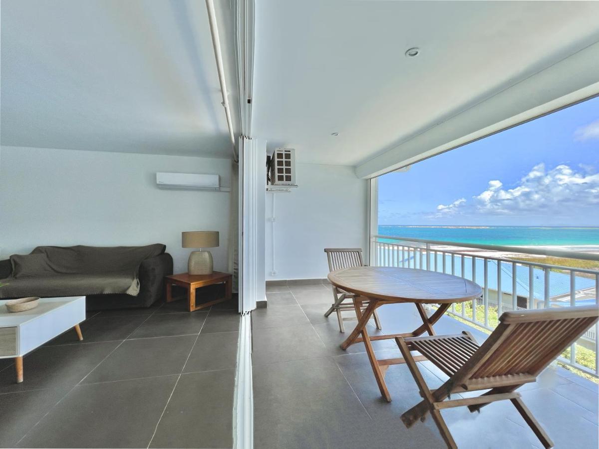 Top Floor Unit 520 Ft2 - 48 M2 With Stunning Dominant View On Ocean, St Barth, Orient Bay Apartment Cul de Sac Exterior foto